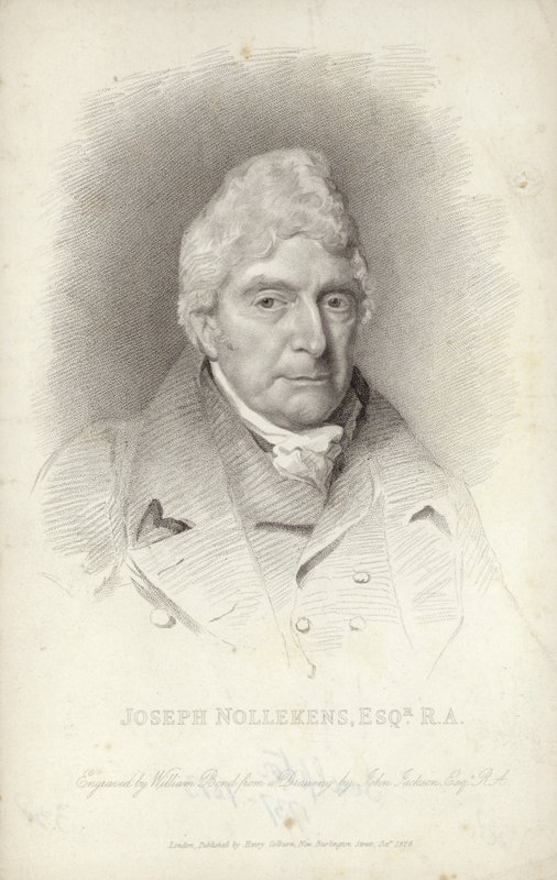 Joseph Nollekens，英国雕塑家。由威廉·邦德雕刻 作者 英语学校