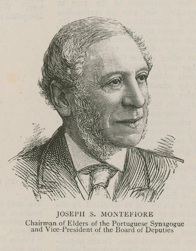 Joseph S Montefiore，葡萄牙犹太教堂长老和代表委员会副主席 作者 英语学校