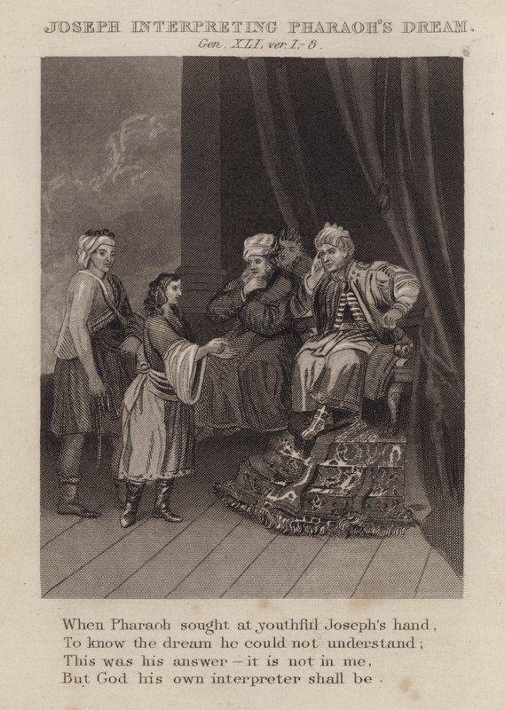 Joseph interpreting Pharaoh