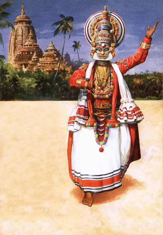 Kathakali，印度最丰富多彩的舞蹈之一 作者 英语学校