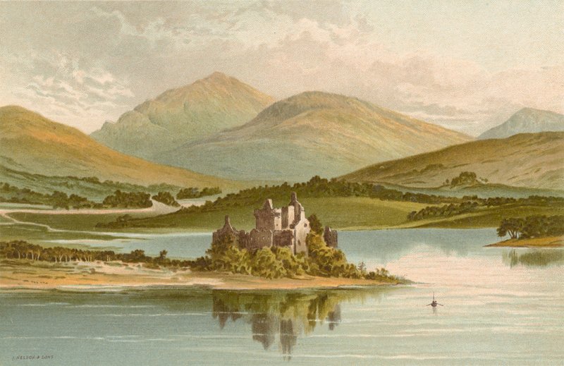 Kilchurn城堡 -  Loch Awe 作者 英语学校
