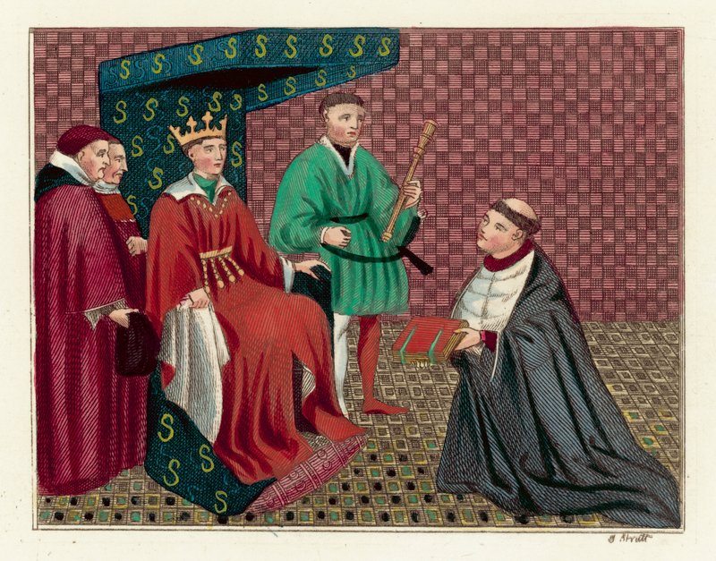 King Henry V (coloured engraving) 作者 英语学校