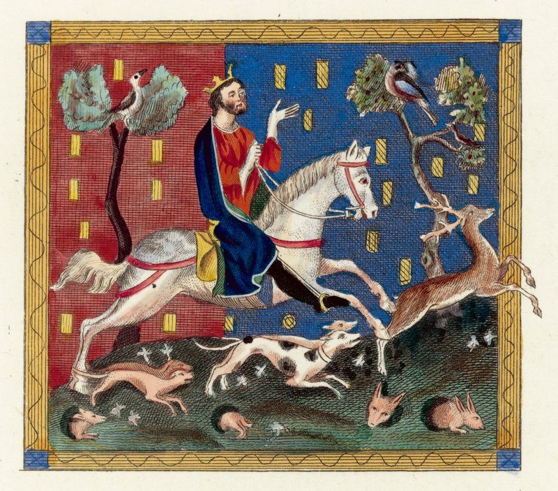 King John (coloured engraving) 作者 英语学校