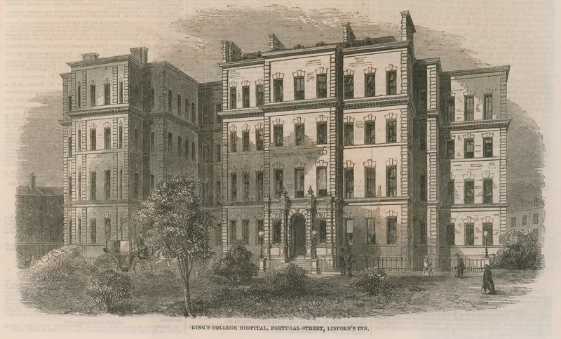 国王学院医院，葡萄牙街，林肯旅馆 作者 英语学校