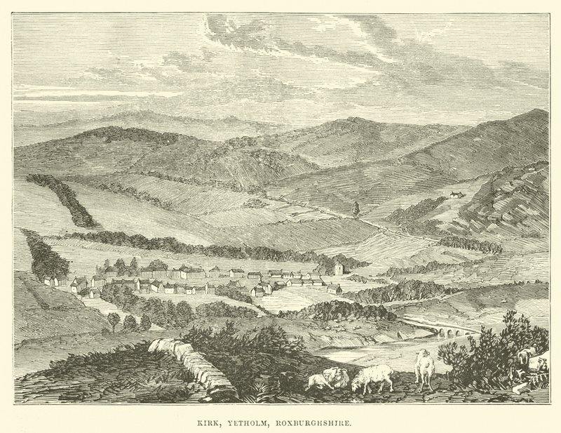 Kirk，Yetholm，Roxburghshire 作者 英语学校
