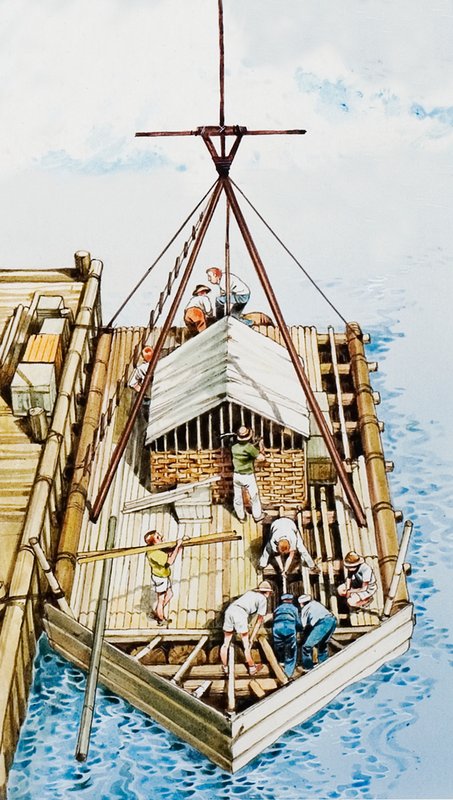 Kon-Tiki由轻木制成 作者 英语学校