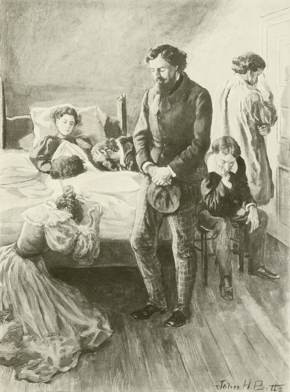 La Boheme，最后一幕（凹印） 作者 英语学校