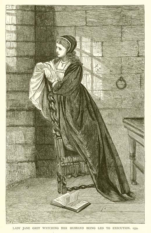 1554年，简·格雷夫人看着她的丈夫被执导 作者 英语学校