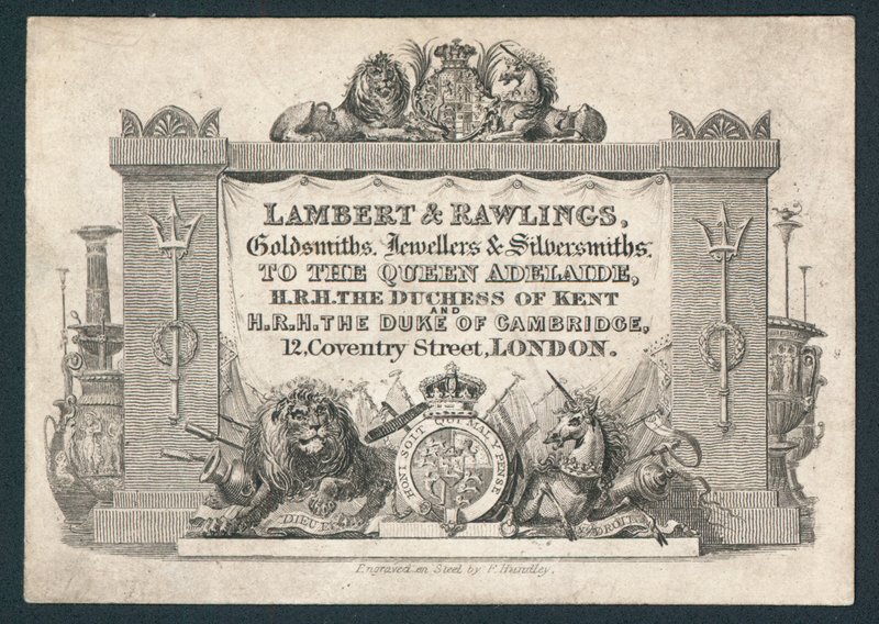Lambert＆Rawlings，金匠，珠宝商和银匠，贸易卡 作者 英语学校