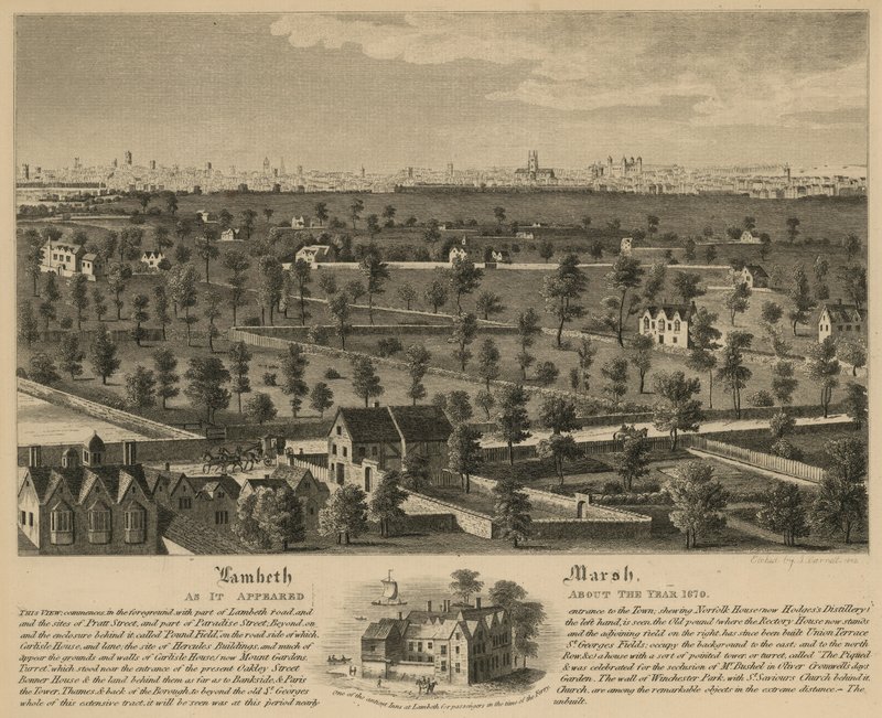 Lambeth Marsh出现在1670年左右 作者 英语学校