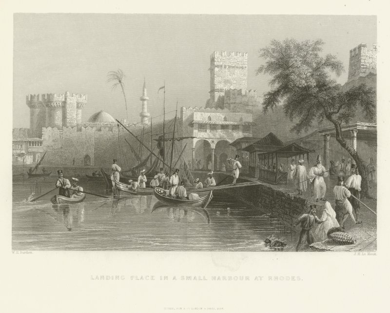 1837年在罗德岛的一个小港口着陆的地方 作者 英语学校