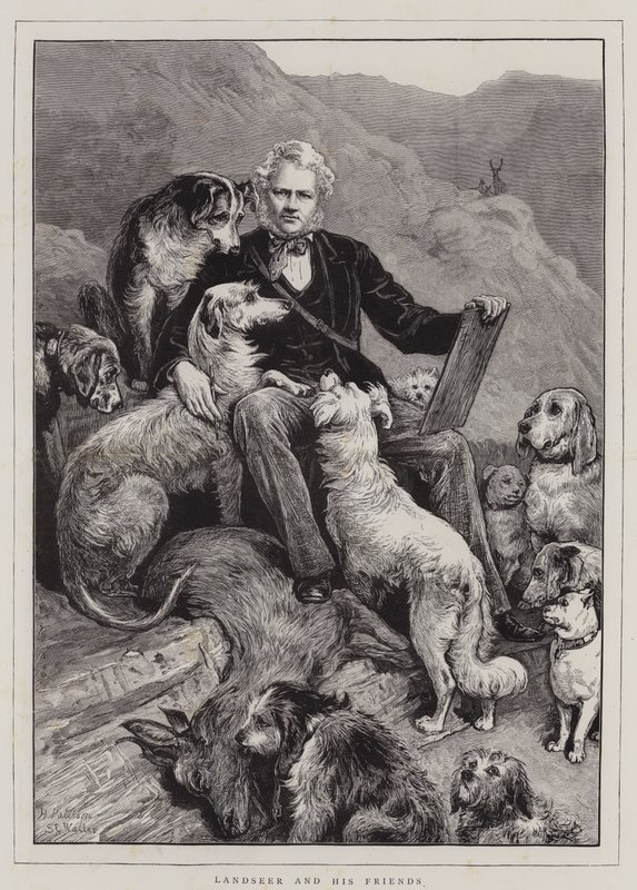 Landseer and his Friends (engraving) 作者 英语学校