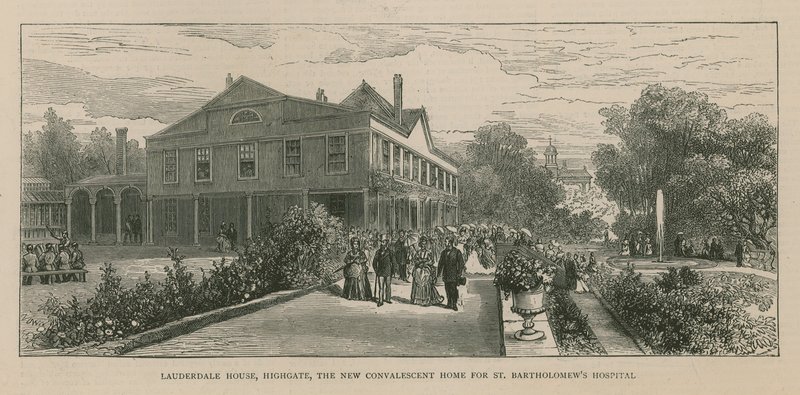 Lauderdale House，Highgate，伦敦，St Bartholomews医院的新疗养院 作者 英语学校