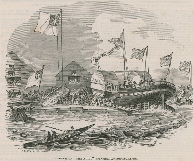 在Rotherhithe推出Ariel蒸笼 作者 英语学校