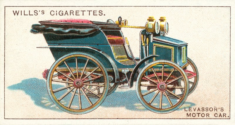 莱瓦索尔的汽车(chromolitho) 作者 英语学校