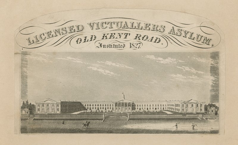 在旧肯特路上获得许可的Victuallers Asylum 作者 英语学校