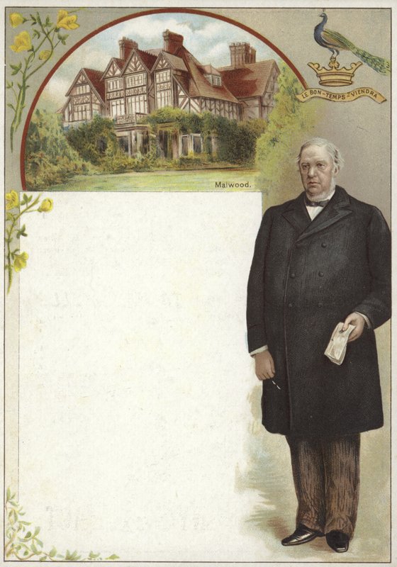 Liebig卡片以Sir William Harcourt为特色 作者 英语学校