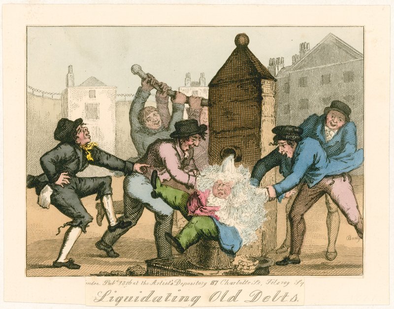 清算旧债，1826年 作者 英语学校