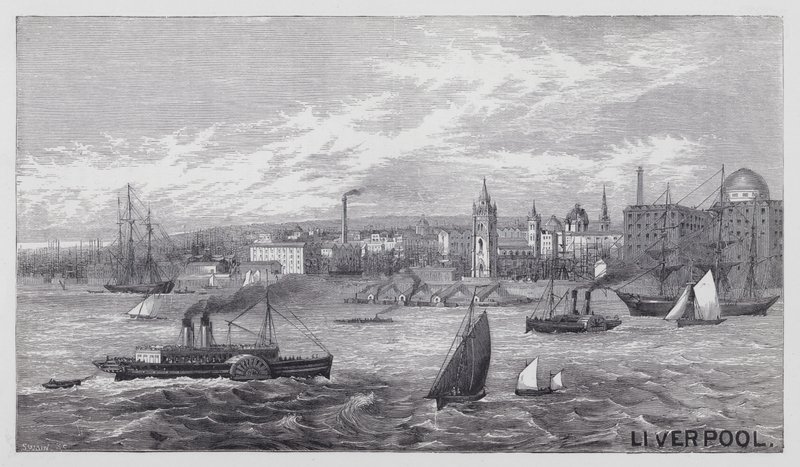 Liverpool (engraving) 作者 英语学校