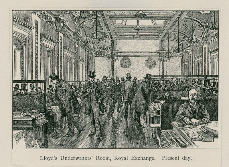 Lloyds Underwriters Room，Royal Exchange 作者 英语学校