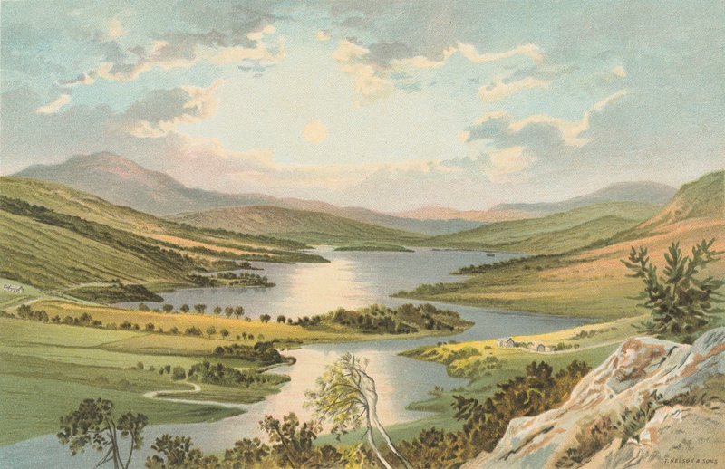 Loch Tummel  - 女王的观点 作者 英语学校