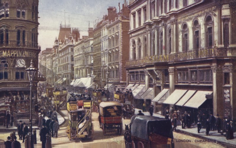 伦敦，Cheapside 作者 英语学校