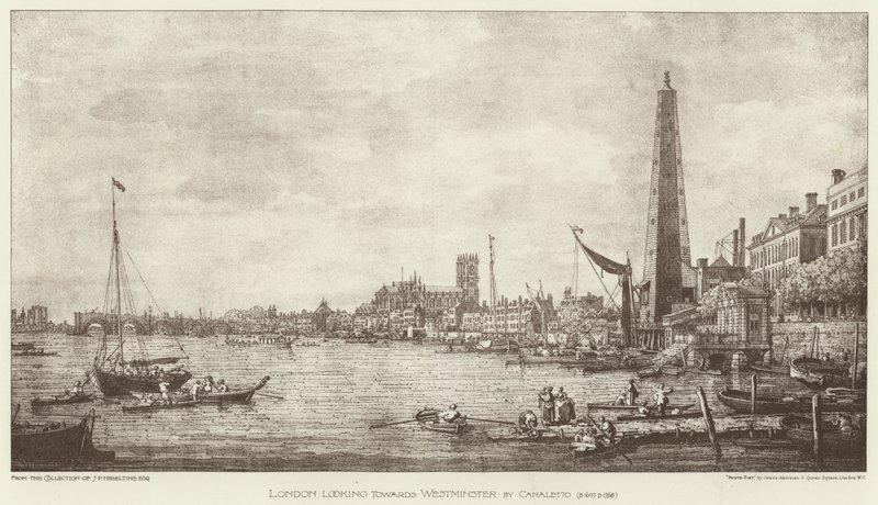 London looking towards Westminster (litho) 作者 英语学校