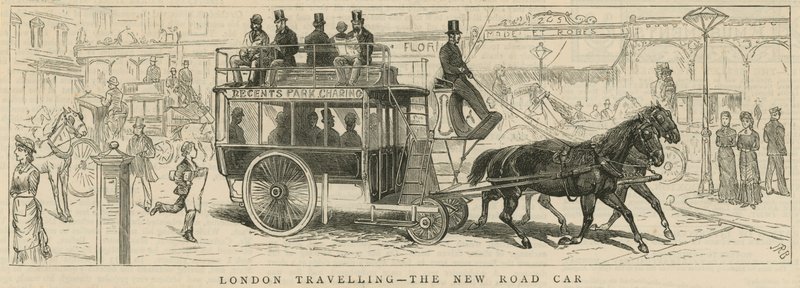 伦敦旅行 - 新的公路车 作者 英语学校