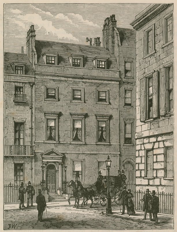 Lord Beaconsfields的房子，19 Curzon Street，Mayfair 作者 英语学校