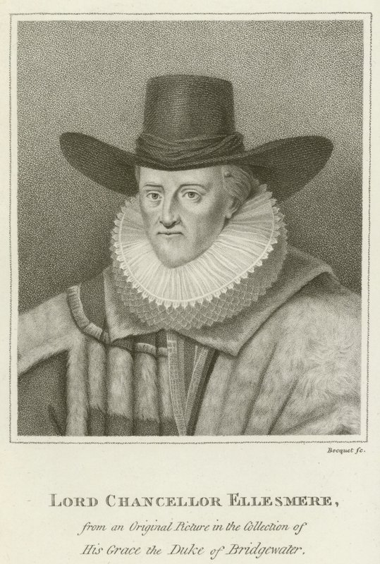 Lord Chancellor Ellesmere (engraving) 作者 英语学校