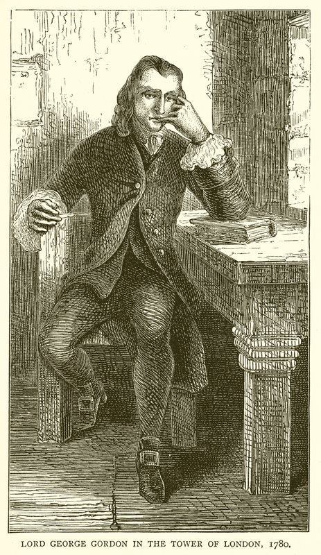 1780年伦敦塔的乔治戈登勋爵 作者 英语学校