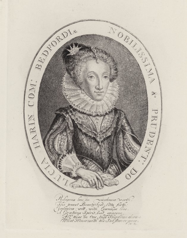 Lucy Harrington, Countess of Bedford (engraving) 作者 英语学校