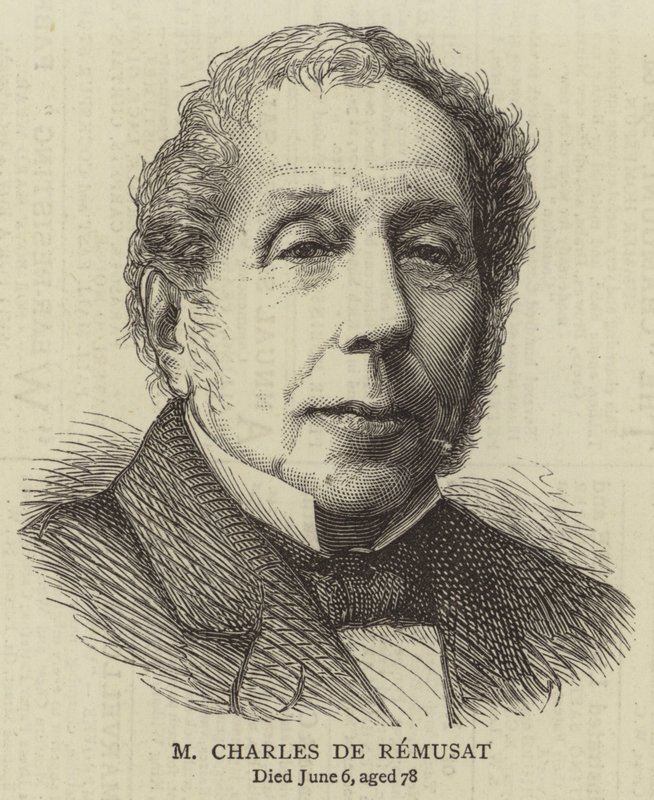 M Charles de Remusat (雕刻) 作者 英语学校