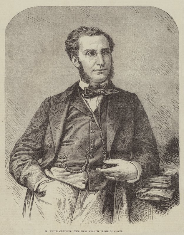 M Emile Ollivier，法国新总理（版画） 作者 英语学校