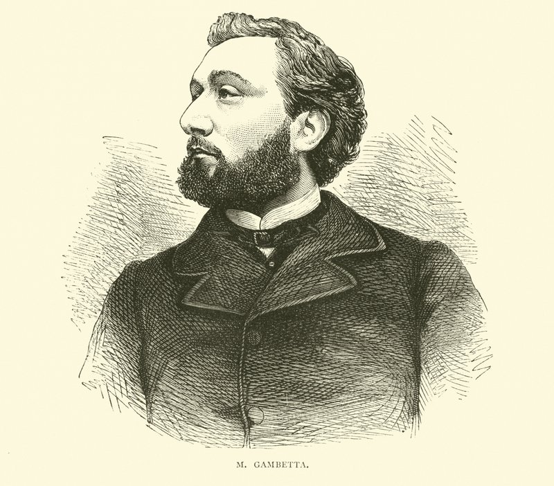 M Gambetta，1870年9月 作者 英语学校