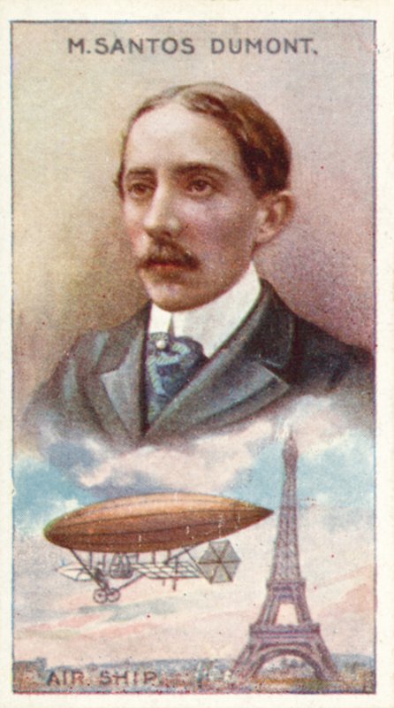 M Santos Dumont，Air Ship 作者 英语学校