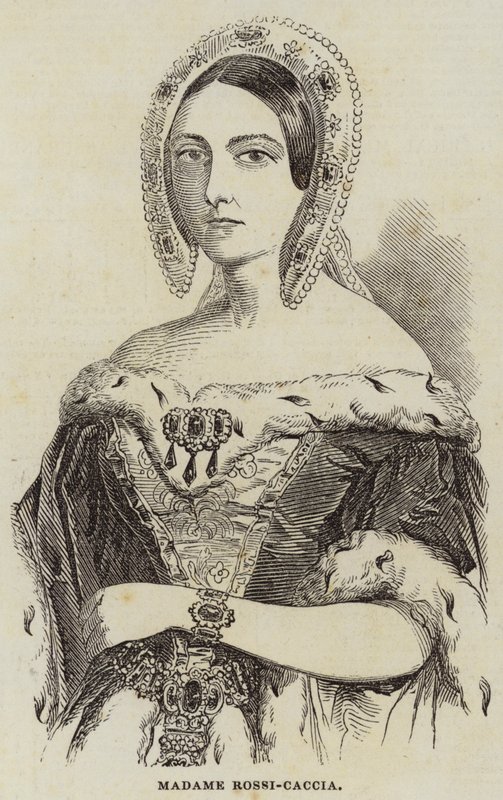 Madame Rossi-Caccia (engraving) 作者 英语学校