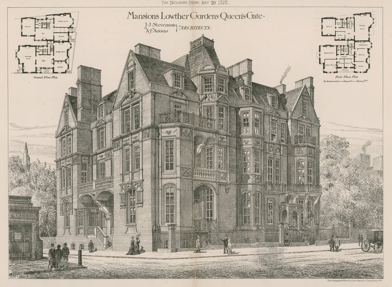 Mansions Lowther Gardens，Queens Gate，Kensington 作者 英语学校