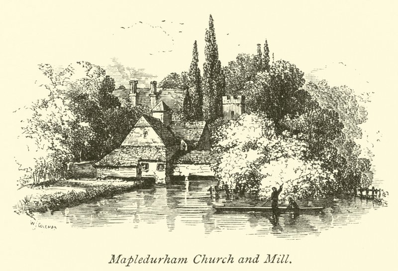 Mapledurham教堂和磨坊 作者 英语学校