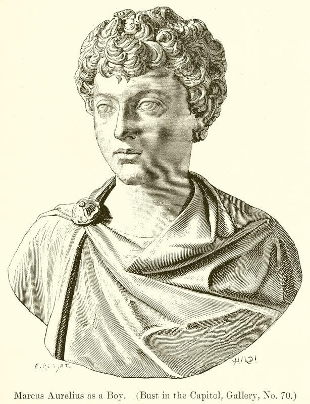 Marcus Aurelius饰演男孩。 （在国会大厦，画廊，第70号） 作者 英语学校