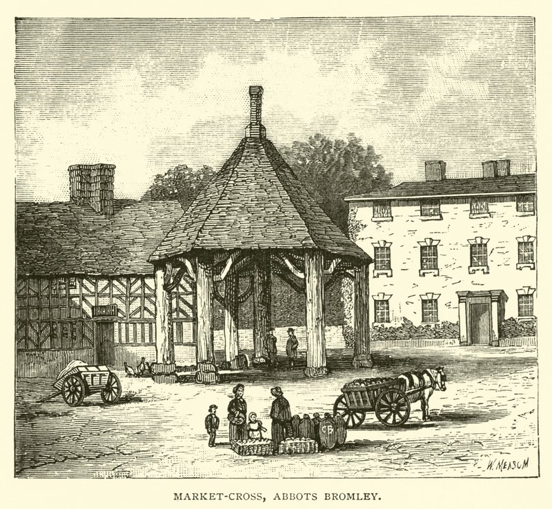 Market-Cross，Abbots Bromley 作者 英语学校