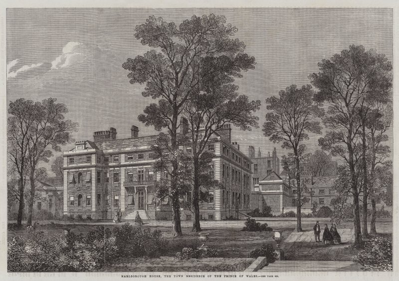 Marlborough House，威尔士亲王的城镇住宅（雕刻） 作者 英语学校