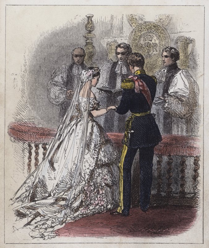 Marriage of the Princess Royal (coloured engraving) 作者 英语学校