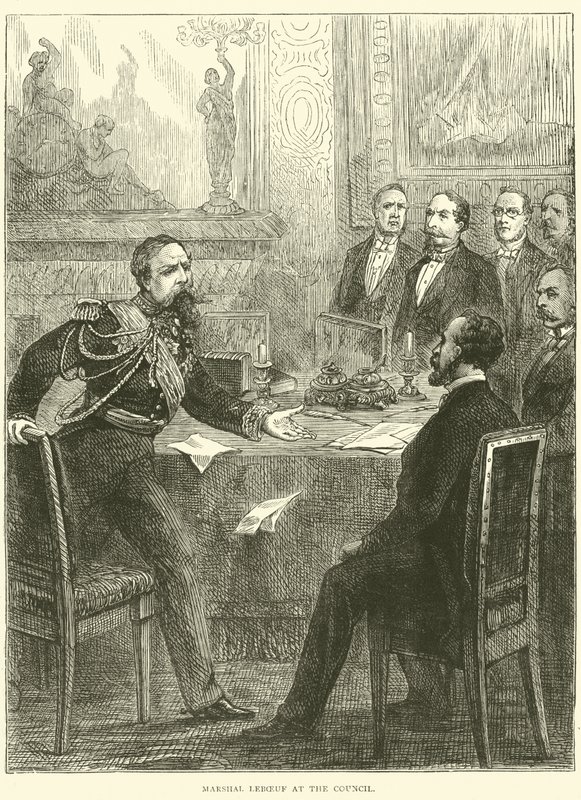 1870年，理事会的Leboeuf元帅 作者 英语学校