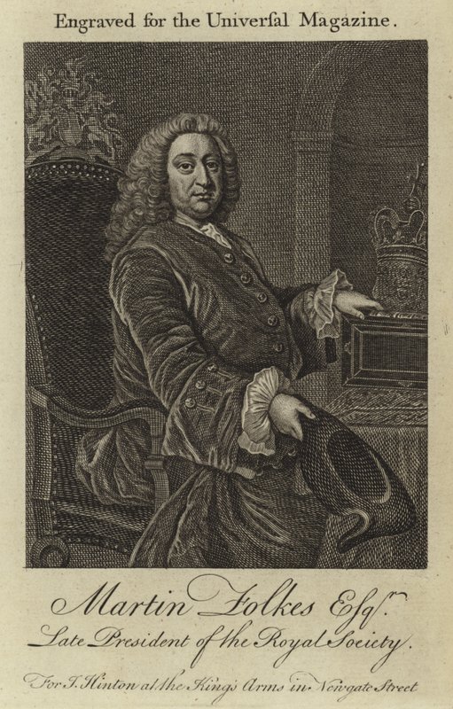Martin Folkes Esquire，皇家学会的晚期主席 作者 英语学校