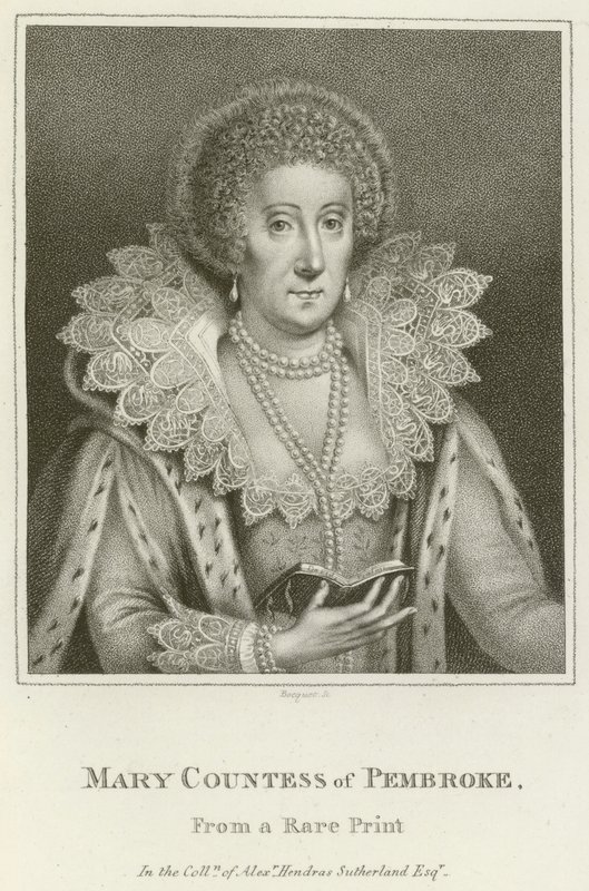 Mary, Countess of Pembroke (engraving) 作者 英语学校