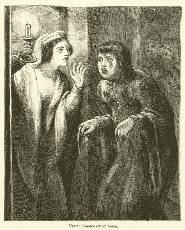 西蒙大师回家（雕版画 作者 英语学校