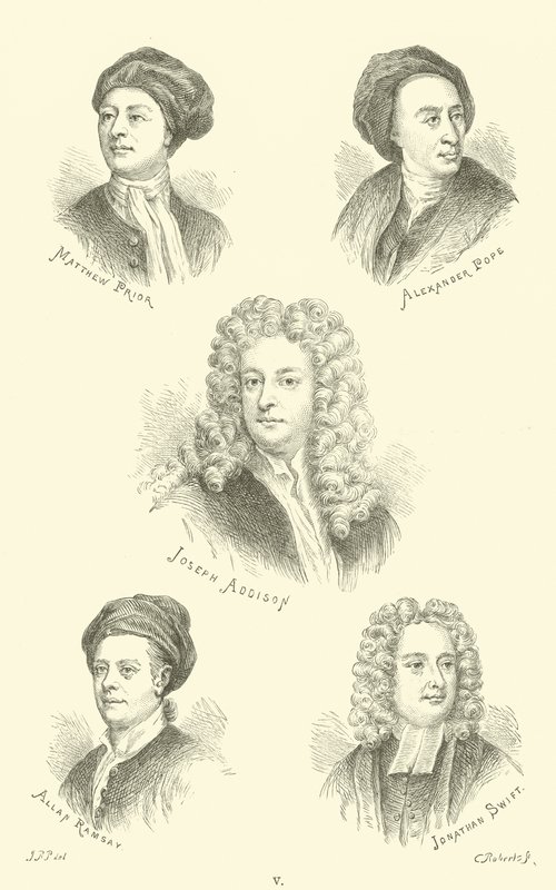 Matthew Prior，Alexander Pope，Joseph Addison，Allan Ramsay，Jonathan Swift 作者 英语学校