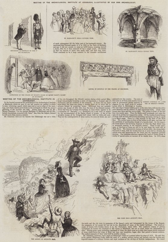 Meeting of the Archaeological Institute at Edinburgh (engraving) 作者 英语学校