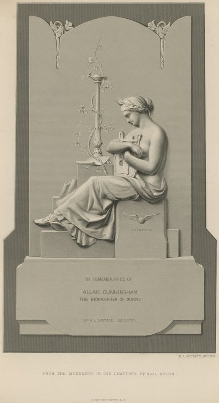 纪念Allan Cunningham的纪念碑 作者 英语学校